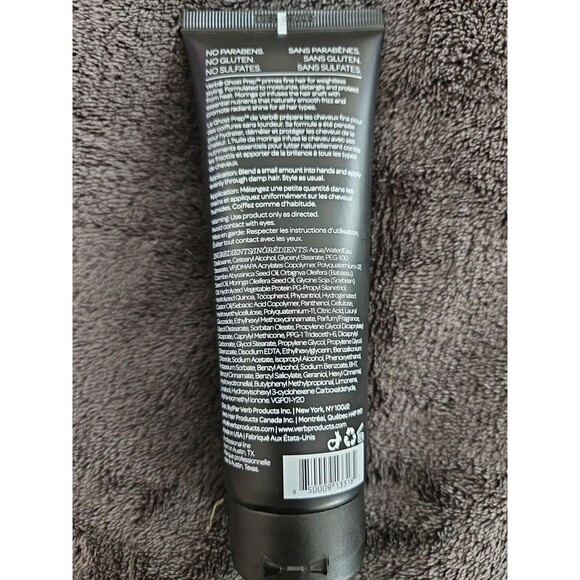 Verb Ghost Prep Weightless Moisture + Heat Protection Frizz Control 4 oz sealed - Picture 2 of 3